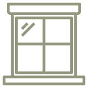 Minimalist window graphic design
